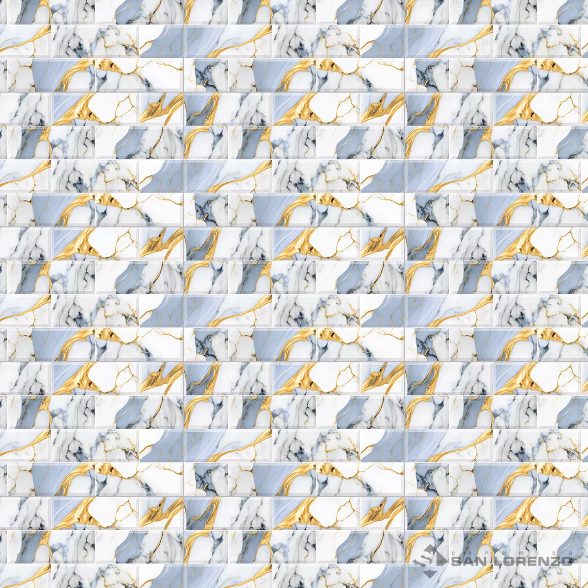 BRICK SKY GOLD BLUE 27X45 1