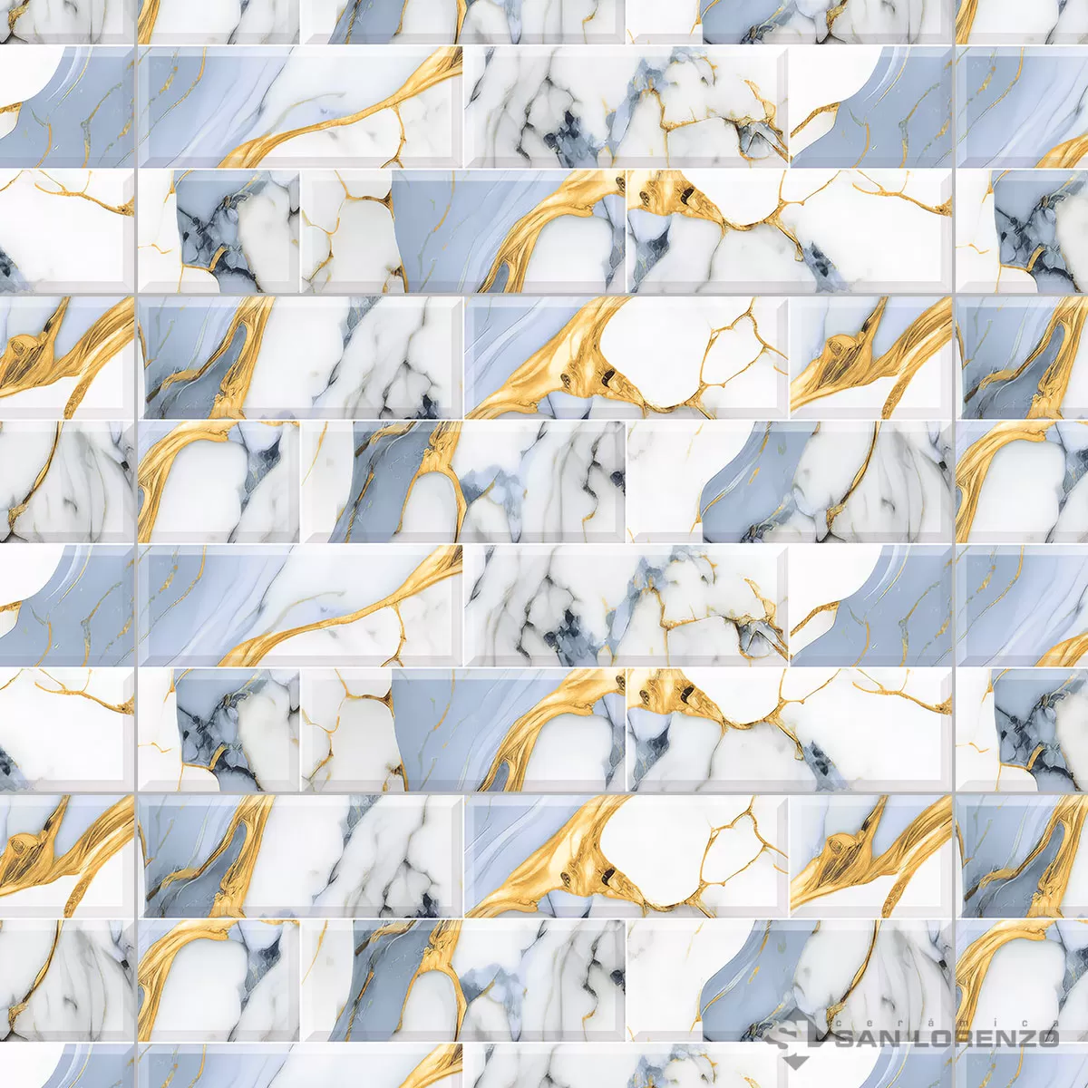 BRICK SKY GOLD BLUE 27X45 2